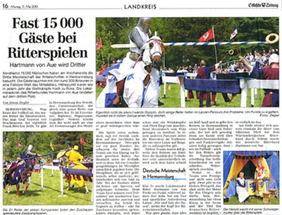 Fast 15.000 Gäste bei Ritterspielen