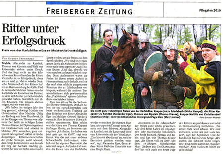 Ritter unter Erfolgsdruck: Freien von der Karlshöhe müssen Meistertitel verteidigen