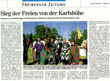 Freie Presse 11.06.2009